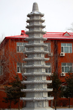 寺庙 建筑 塔