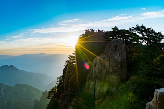 黄山日出