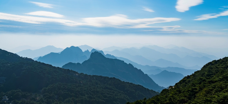 远山水墨