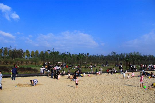 松雅湖沙滩