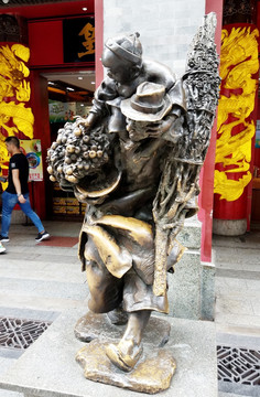 新年大吉 雕塑 广场文化