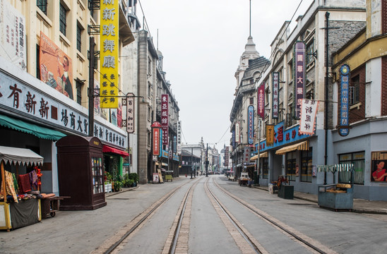 老上海建筑 老上海街景