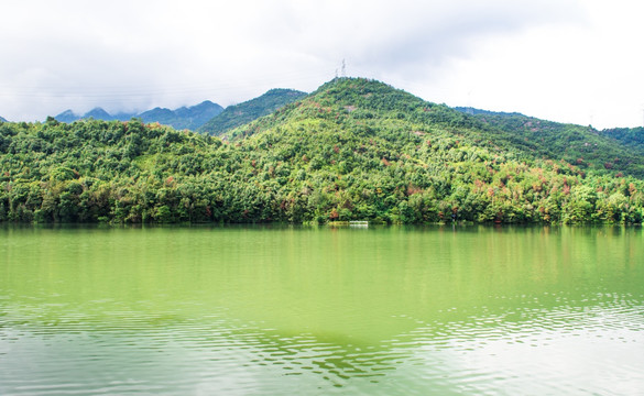 青山绿水 水库 山水