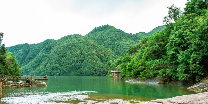 青山绿水 山清水秀 水库 山水