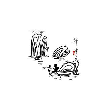 茶文化意境圖形