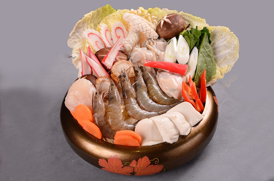 韩式海鲜火锅