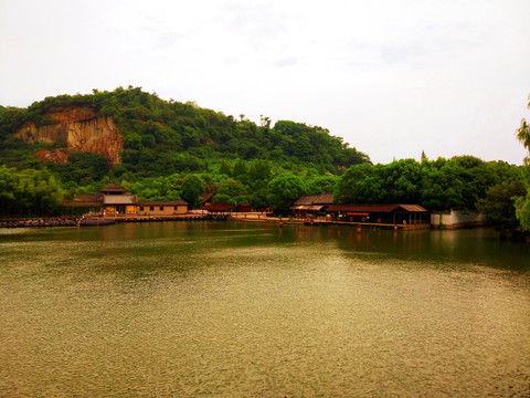 江南湖泊水景