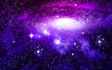 紫色星空 漩涡黑洞