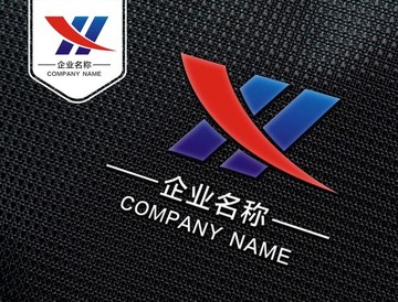 YH字母标志设计 HY标志