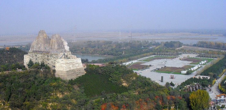 炎黄二帝广场远景