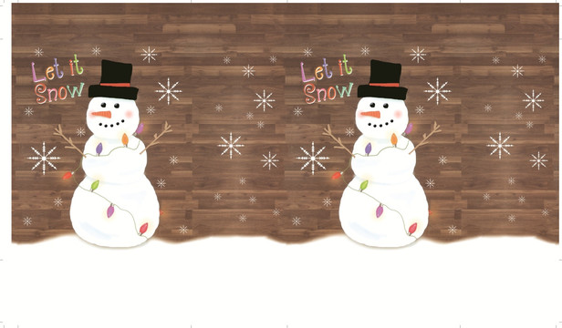 圣誕雪人 合層