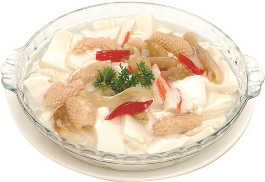 三鮮雞汁豆腐
