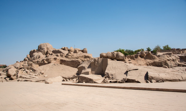 埃及古代方尖碑制作场