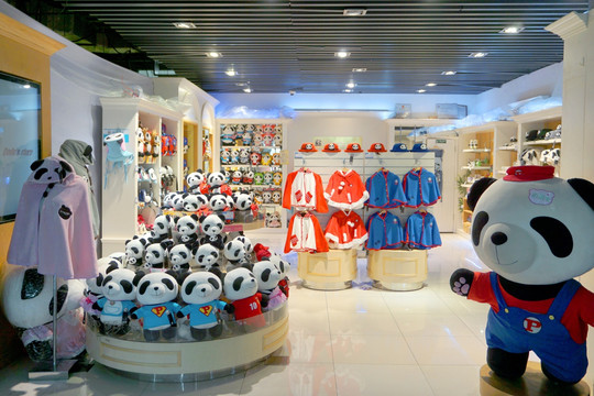 玩具店 熊猫公仔玩偶专卖店