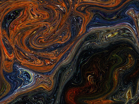 抽象畫 油畫 TIF未分層