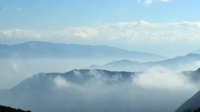 山脉 云海 山峰 云雾