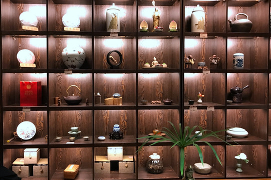 茶具瓷器展示架