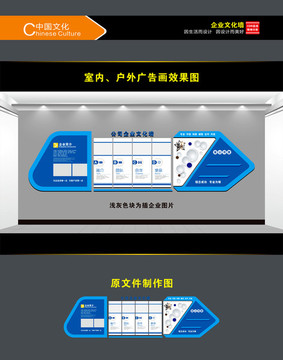 企业文化墙海报