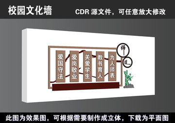 學(xué)校校園國學(xué)文化長廊高清展板