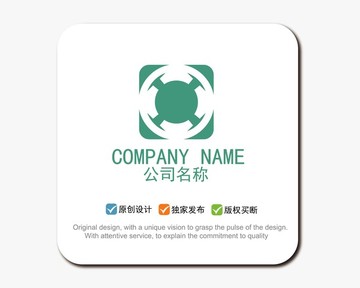 四軸飛行器 logo設(shè)計(jì)