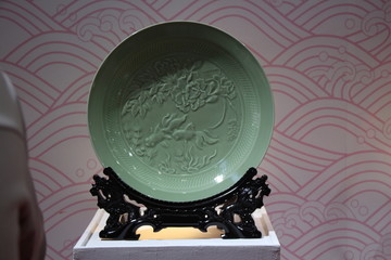 陶瓷工艺品 瓷碟
