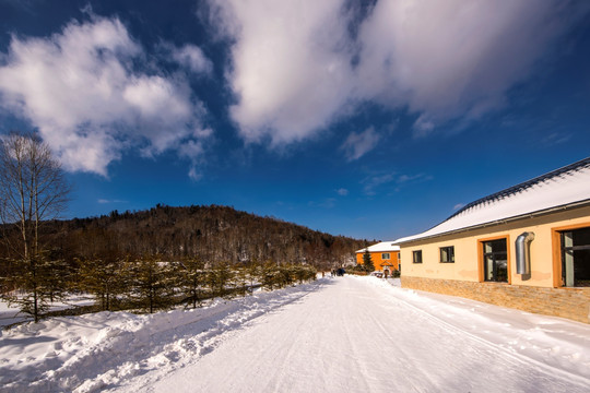 冬季山村 雪乡