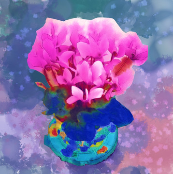 花卉裝飾畫