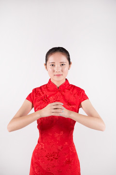 旗袍美女