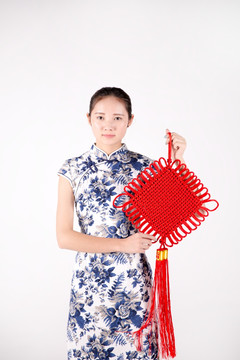 優(yōu)雅的旗袍美女