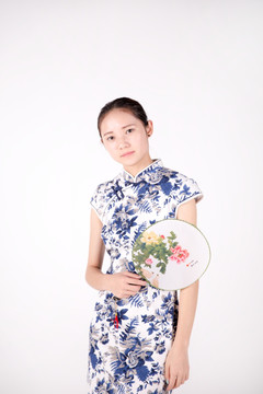 優(yōu)雅的旗袍美女