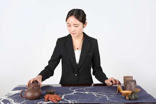 中国女茶艺师