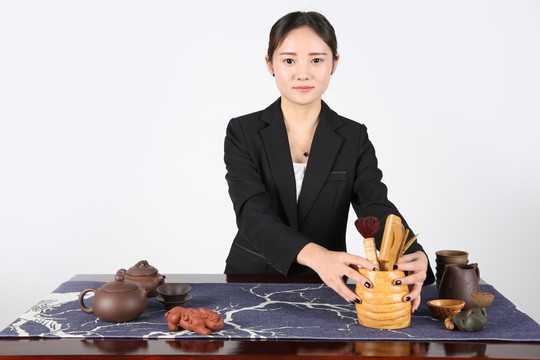 中國女性茶道師