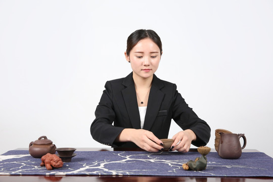 中国女性茶道师