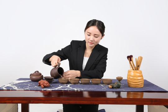 中国女性茶道师