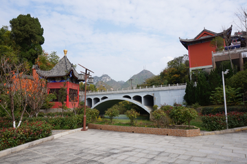 寺庙秋色 贵阳大兴国寺 