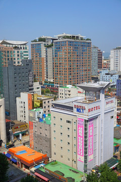 韩国水原风光 宾馆酒店建筑外景