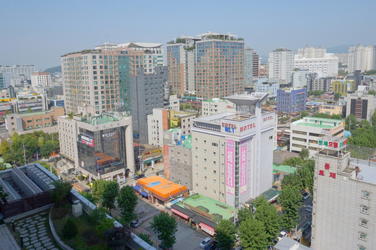 韩国水原风光 宾馆酒店建筑外景