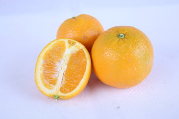 橙子 脐橙 切开的橙子