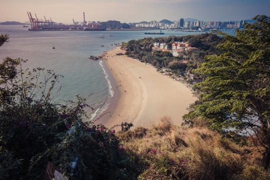 鼓浪屿 远眺海滩