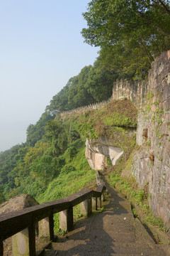 合川钓鱼城 宋代古城墙