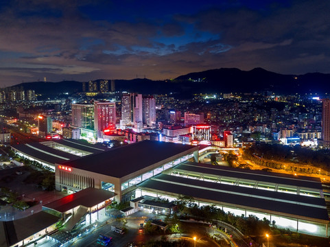 深圳布吉 深圳东站 夜景