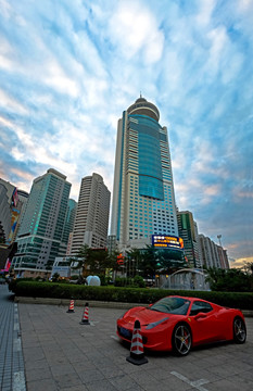 深圳彭年酒店 深圳街景