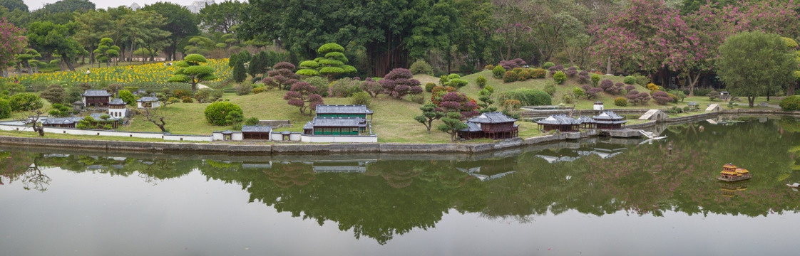 西湖风光 杭州 中式建筑