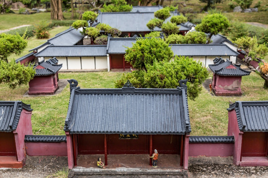 成都武侯祠 微缩景观