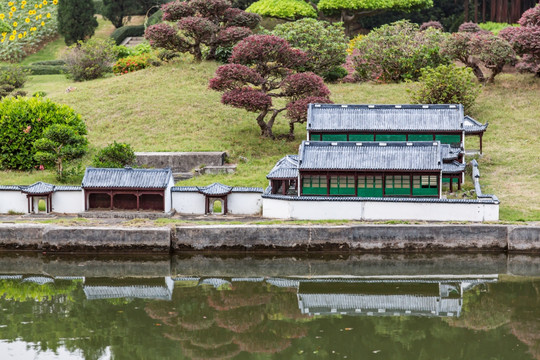 西湖风光 杭州 中式建筑