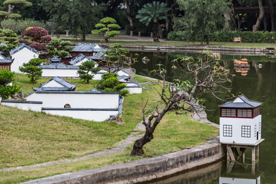 西湖风光 杭州 中式建筑