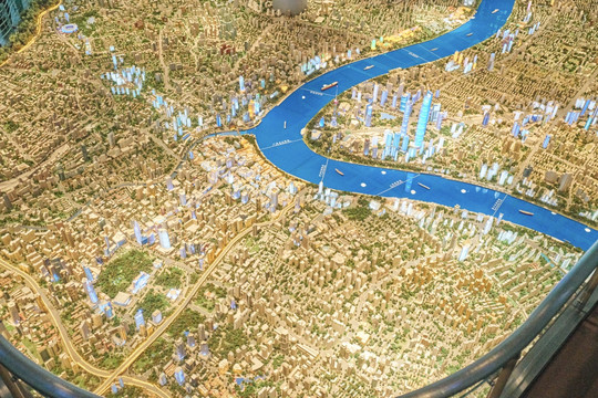 上海城市规划模型 建筑模型