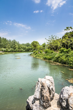 珍珠泉风景区水景