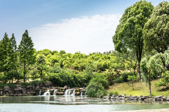 珍珠泉风景区水景