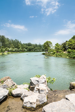 珍珠泉风景区水景